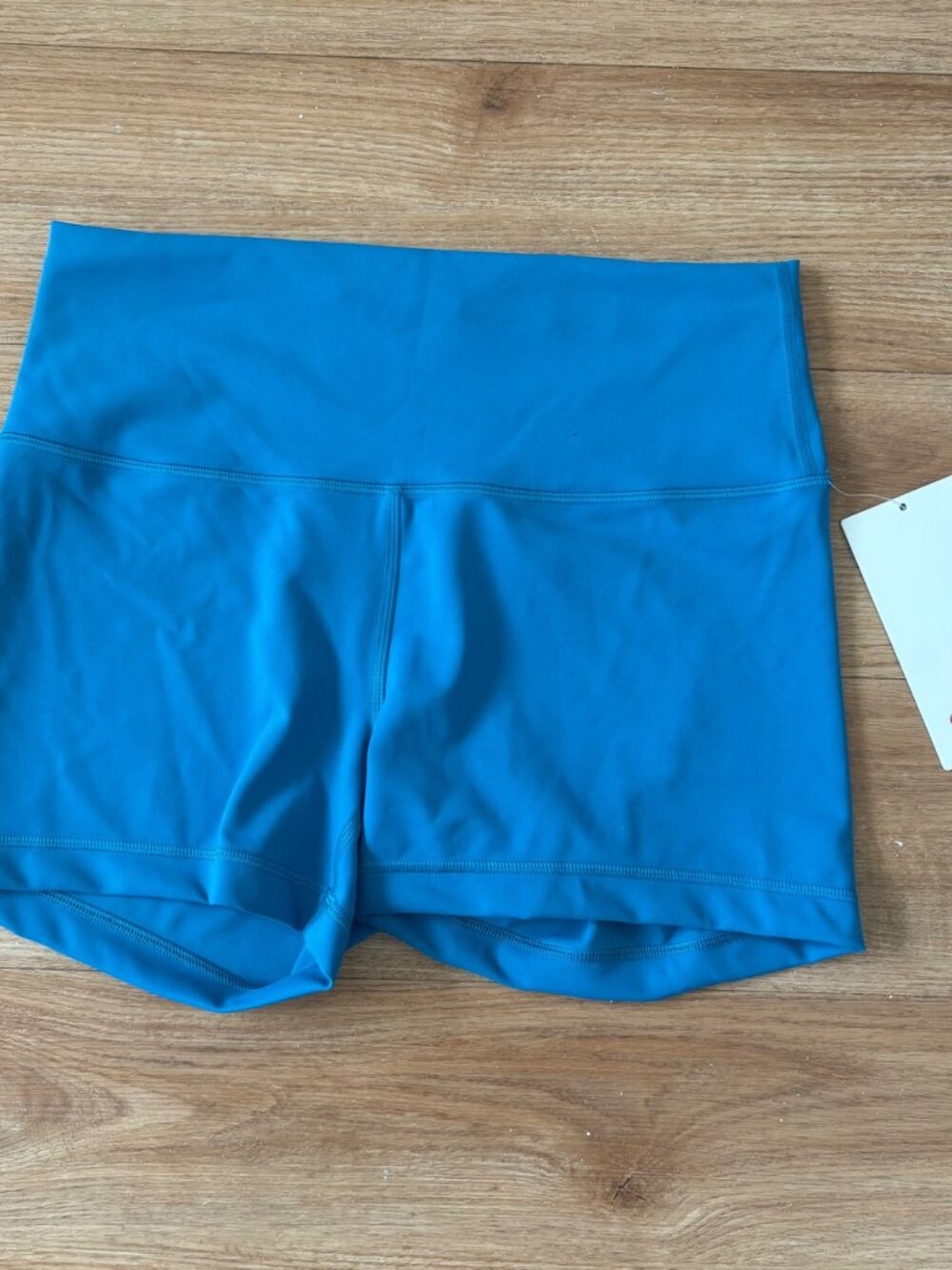 Lululemon Athletic Wunder Train High Rise Short 4” Hawaiian Blue NWT Size 12